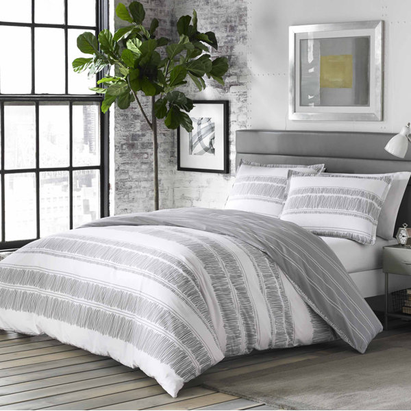 Barger 100% Cotton Reversible Comforter Set by Wad